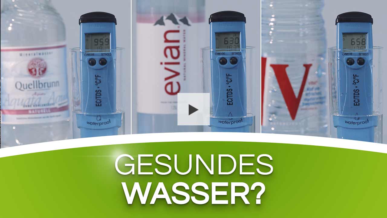 Was ist der Leitwert von Wasser?​ Mineralwässer im Test - Dr. Louis Claude Vincent